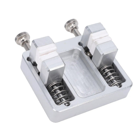 Heavy Duty Soldering Clamp with Slip Free Ceramic Jaws And Adjustable Wire Welding Fixture Featuring 11mm Opening for PCB and Jewelry Repair