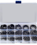 Heavy Duty External Circlip Set Workhorse 250 To 300 Pieces C Type Snap Ring Assortment Kit M4 To M25 in storage box
