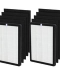 ProHEPA 9000 True HEPA Filter Replacement For VEVA ProHEPA 9000 Air Cleaner Purifier with 2 HEPA and 8 carbon filters