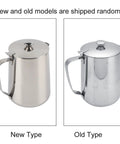 Stainless Steel Milk Frothing Pitcher With Lid And Dripless Spout 2000ml Pro Grade For Latte Art Ready Milk Steaming, new and old models
