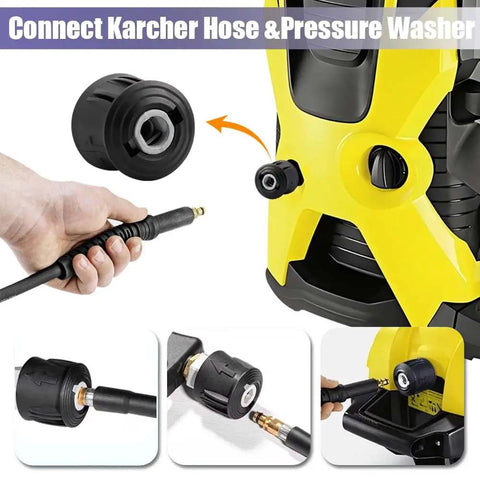 Pressure Washer Adapter For Karcher K2 To K7 M22 14mm Brass Hose Coupler Quick Connect Hose Connector For Karcher Series