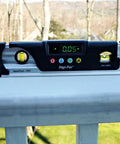 Waterproof IP67 Digital Torpedo Level With Protractor Magnetic Back LED Bright Display 9 Inch Rugged Pro Grade Tool on railing