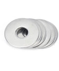 Stainless Steel Flat Washer Set M2.5 to M16 Assortment Kit With Oversize Washers for Equipment Assembly and Mechanical Connections Gap Filling and Precise Fits Built Tough, stainless washers stacked
