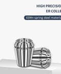 ER16 Spring Collet Set 1 Eighth Inch 1 Quarter Inch 5 Sixteenths Inch 3 Eighths Inch Beefy Grip High Precision For CNC Milling Engraving Lathe