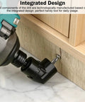 Premium Three Piece Impact Socket Adapter Kit with 1/4, 3/8 And 1/2 Inch Drive Includes Right Angle Drill Attachment For Tough Jobs At Home Or Work, right angle bit in cabinet drilling