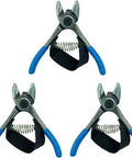Blue H320S Citrus Clippers With Strap, Heavy Duty Stainless Steel Fruit Cutter, manual handheld pro-grade commercial citrus clippers.