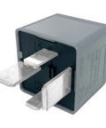 Close-up of a 4-pin SPST relay from a 2-Pack 70A 12V DC Relay for Heavy Duty Cooling Fans and Electrical Systems, compatible with Ford Escape 2013-2019.
