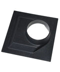 Rock Solid Jointer Dust Hood With Universal Fit For Woodworking Tools Four Inch Outlet, tough ABS plastic design for efficient dust collection.