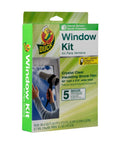Indoor Window Shrink Film Insulation Kit package showing 62 x 210 inch crystal clear film and 84 foot tape details