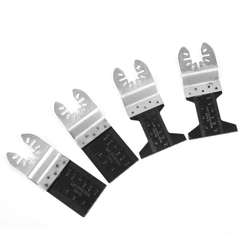 26 Piece Oscillating Saw Blades Set For Multitool High Carbon Steel Blades For Wood Metal Plastic PVC display angle view