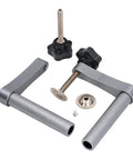 Two Pack Woodworking Bench Dog Clamp Set For DIY Projects, Heavy Duty Benchtop Quick Hold Down Clamps, 19mm Aluminum Alloy Dog Hole Clamp