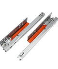 No Sweat Push To Open Drawer Slides One Pair Twenty Inch Undermount Cabinet Hardware With Silent Ball Bearing Rails for smooth gliding.