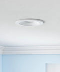 Installed 12 Pack 4 Inch LED Can Lights Retrofit Recessed Downlights With Baffle Trim Dimmable 8.5W Equivalent To 60W 3000K Warm White 650 Lumens