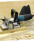 Woodworking tool and beech wood biscuits with 100 Pcs Beech Wood Biscuits Set For Woodworking, Easy Biscuit Joinery For Strong Furniture Framing