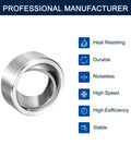 Rock Solid Ge30c Radial Spherical Plain Bearings With Heavy Duty Self Lubricating Sealed Spherical Roller Setup 30 Mm Id 47 Mm Od And 22 Mm Width Two Pack showing smooth finish and durable metal construction.