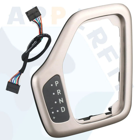 Tan Transmission Shifter Bezel With Wire Harness Direct Fit Replacement For 2014 2018 Jeep Cherokee Gear Shift Upgrade