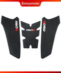 Grippy Fuel Tank Pad Protector Stickers Set For Honda CBR650R CB650R 2019 2020 2021 2022 2023 Black Anti Slip Tank Guard 3 Piece Decal Kit Made From Premium PVC Rubber With Scratch And Abrasion Defense
