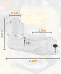 Slick Router Dust Collection Adapter Built For Dewalt Dwp611 And Dwp611pk Compact Routers showing dimensions for effective dust management.