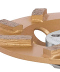 Close-up of Low Vibration Diamond Cup Wheel 4.5 Inch Turbo Rim 8 Segment designed for fast material removal on masonry.
