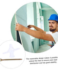 Heavy Duty Wall Anchors 100 Pack For Drywall And Plasterboard Fixings With Plastic Expansion Plugs And Screws Gypsum Board Anchors