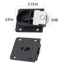 Plastic Sliding Door Roller With Bearing, Weighted Wardrobe And Cabinet Lifting Wheel, 2 Sets With Screws, 2x2 inch close-up