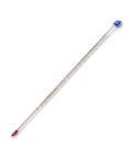 Red Spirit Filled Go-To Analog Thermometer, 12 Inch Length, Partial Immersion, Dual Scale, Temperature Range -20C to 150C and 0F to 300F