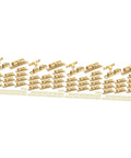 Heavy Duty Cabinet Latches Set 24 Pcs Golden Finish Brass Ball Tension Latches For Cupboards Drawers Doors Easy Install Adjustable Screws