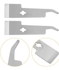 Go-To 2 Pack Stainless Steel Beekeeping Hive Tools Set, Hive Scraper and Frame Lifter, durable stainless steel with secure grip