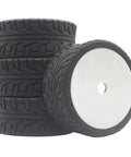 Racing Rubber Tyres And Hex Wheels For 1/8 Scale RC Buggy Cars, Grippy Beadlock Style Setup, Durable Multi Material Build
