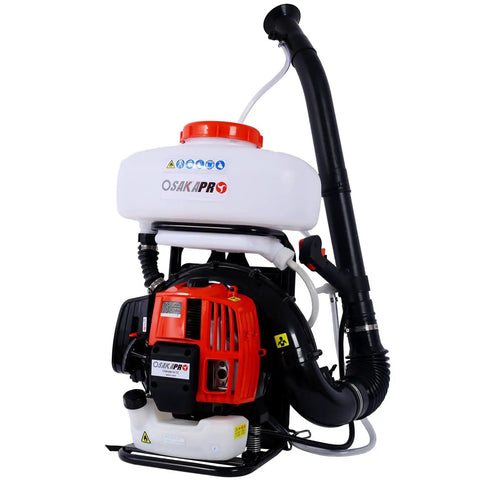 Gas Powered Backpack Sprayer And Cold Fogger With 51.7cc Engine And 14L Tank For Garden Spraying EPA Compliant Lightweight Pro Grade Fogging Blower With Cushioned Straps And High CFM For Fast Crop Protection