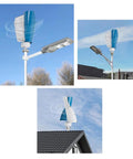 Vertical Axis Wind Turbine Kit 14000W Home Power System on rooftop and streetpole, for quiet operation in residential settings