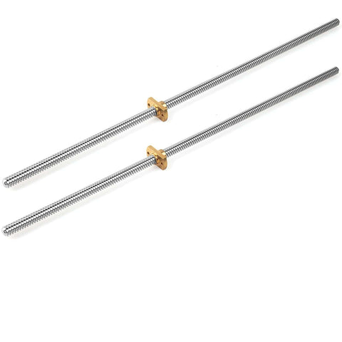 Z Axis Upgrade Kit With 365mm T8 Lead Screw Brass Nut And Stainless Steel Rod For Ender 3 V2 Ender 3 Pro Ender 3 Neo Ender 3 And Voxelab 3D Printers