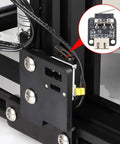 Close-up of installed limit switch from 5 Pack 3D Printer Limit Switch Reset Kit Plug And Play 3 Pin Interface Premium Mini Mechanical Switches 250V 5A
