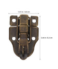 Get These 12 Pc Antique Toggle Hasp Locks For Wood Boxes And Jewelry Cases The Vintage Iron Latches Are Total Dope For Decor And Secure Storage Needs. Metal latch with dimensions 1.57x2.44 in, antique finish.