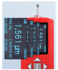 Heavy Duty Handheld Surface Roughness Tester And Profilometer Handles Sandblasting And Paint Jobs Like A Boss Without Breaking A Sweat, displaying 1.561 μm reading.