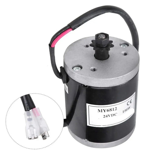 Heavy Duty Small DC Brushed Motor With 150W Blazing Speed And Solid 12V Or 24V Power For Tough Industrial Grind.
