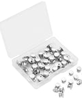 Locking Pin Backs Set 30 Pieces With Storage Case For Jewelry Making Nickel Plated Copper Reusable Clip Clasps