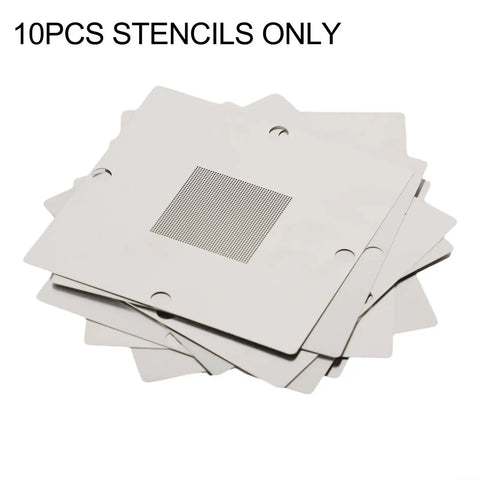 Stack of 10 stencils for 90Mm BGA Reballing Station Metal Table Clamp Soldering Holder With Ten Stencils