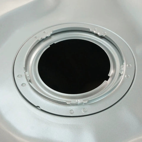 Close-up of filler opening on 18 Gallon Gas Tank Replacement For Ford LTD 1983 To 1986, Lincoln Continental 1982, Mark VI 1981 To 1983, Town Car 1982 To 1989, Mercury Grand Marquis 1983 To 1989 Direct Fit OE Style Fuel Tank