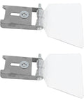 Bench Grinder Eye Shield 2 Pack Safety Guard For 125mm, 150mm, 200mm, And 250mm Grinding Wheels, 304 Stainless Steel Protective Cover