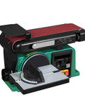 Heavy Duty 550W Electric Belt Sander And Polishing Machine With Adjustable Angle Table, compact benchtop tool for woodworking