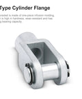 Y Type Foot Mount Flange For SC63 Pneumatic Cylinders 63mm Bore With M16x1.5 Thread Ports Built Tough In Heavy Duty Iron