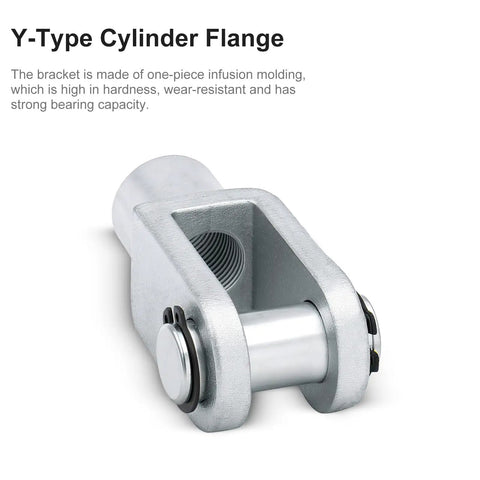 Y Type Foot Mount Flange For SC63 Pneumatic Cylinders 63mm Bore With M16x1.5 Thread Ports Built Tough In Heavy Duty Iron