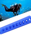 4 Inch Vented Regulator Hose Protector For Scuba Regulators, PVC Diving Accessory, Blue, Fits Most Standard Regulators, 94mm Length