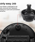 Front Caster Wheel Replacement For Mova L300 L600 And Dreame D9 L20 Ultra X30 Ultra L40 Ultra X40 Master L10s Pro Vacuum shown installed.