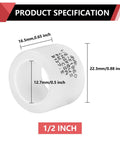 One Half Inch F1960 Expansion Rings Sleeves For Pex A Piping System Pack Of 100 EXP RING005 End Stop Certified ANSI NSF 61 ASSE 1061