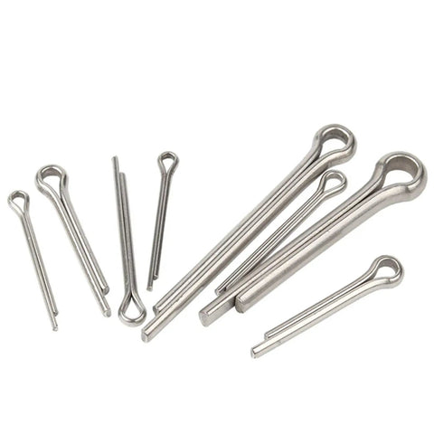 Assorted 304 stainless steel cotter pins from 420 Piece 304 Stainless Steel Cotter Pin Clip Set With Hairpin Design