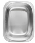 Top view of Big 9.9L Stainless Steel Dishpan For Everyday Kitchen Cleanup No Nonsense Dish Tub That Doubles As A Rugged Multipurpose Sink Bowl