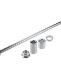 Front And Rear 320mm Steel Alloy Axle With Bushing And M12x1.25 Screw Bolt for dirt bikes scooters and ATVs bolt on wheel axle replacement