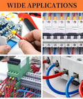 Insulated Wire Ferrule Kit 240 PCS End Terminals For Car Audio Electronics And Communications AWG 10 12 8 4 in wiring applications